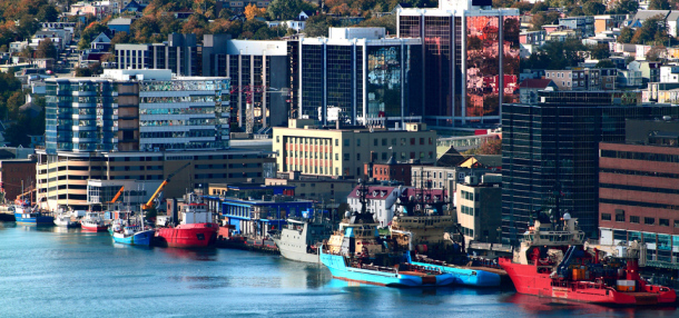 Downtown of Newfoundland and Labrador Capital